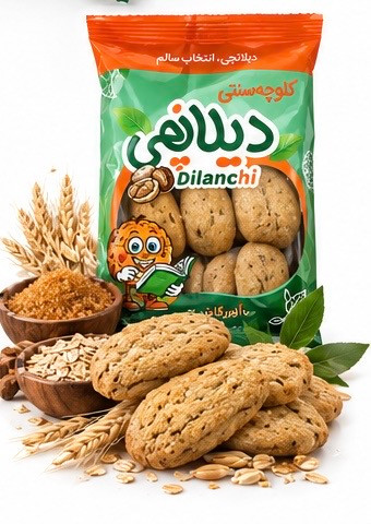 کلوچه سنتی با ارد جو دیلانچی ۳۵۰گرمی سلامت محور