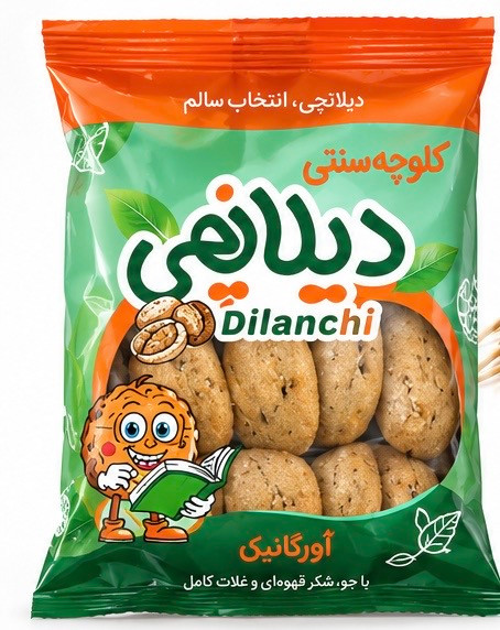کلوچه سنتی با ارد جو دیلانچی ۳۵۰گرمی سلامت محور