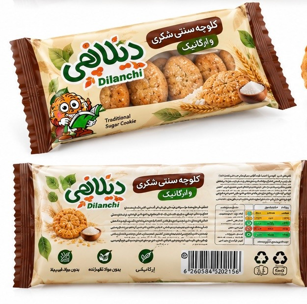 کلوچهسنتی شکری ۳۶۰ گرمی دیلانچی