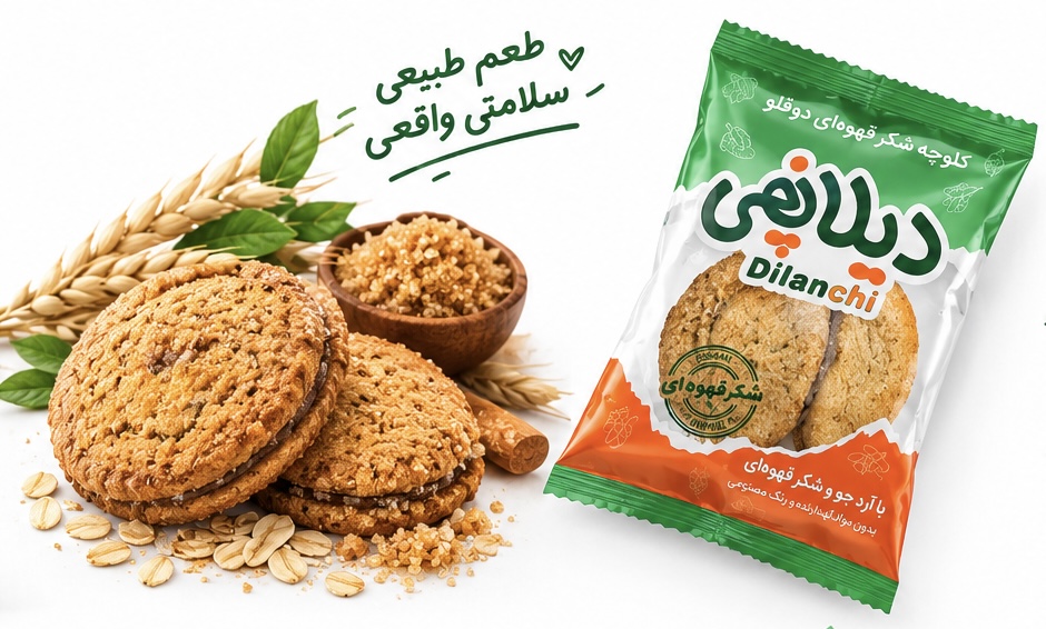 کلوچه سنتی شکری  ۴۵ گرمی دیلانچی